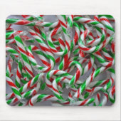 Christmas candy cane pattern muismat (Voorkant)