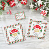 Christmas Candy Cane Peppermint Secret Santa Informatiekaartje