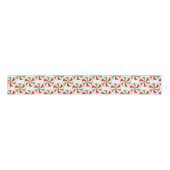 Christmas Candy Cane Printed Ribbon Grosgrain Lint (Voorkant)