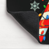 Christmas Candy Cane Santa Hat Xmas Kids Toddler Y Muismat (Hoek)