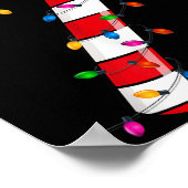 Christmas Candy Cane Santa Xmas Kids Toddler Youth Poster (Hoek)