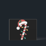 Christmas Candy Cane Santa Xmas Kinder Feestdagenkaart<br><div class="desc">Christmas Candy Cane Santa Xmas Kinder</div>