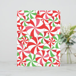 Christmas Candy Cane Scrapbook Paper