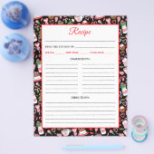 Christmas Candy Cane Snoepjes Recept Pagina Flyer (Enkel)