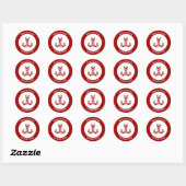 Christmas Candy Cane Sticker (Vel)
