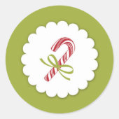 Christmas Candy Cane Sticker (Voorkant)