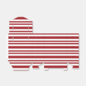 Christmas Candy Cane Stripes Bedankdoosjes (Uitgevouwen)