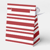 Christmas Candy Cane Stripes Bedankdoosjes (Achterkant)