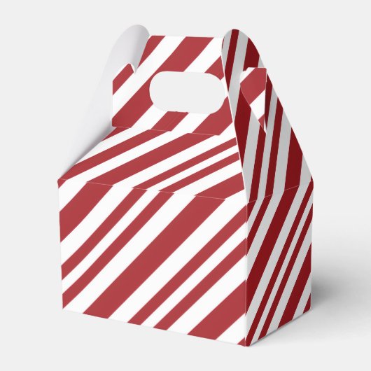 Christmas Candy Cane Stripes Bedankdoosjes (Achterkant)