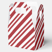 Christmas Candy Cane Stripes Bedankdoosjes (Geopend)