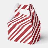 Christmas Candy Cane Stripes Bedankdoosjes (Voorkant Zijde)