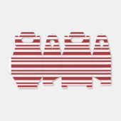 Christmas Candy Cane Stripes Bedankdoosjes (Uitgevouwen)