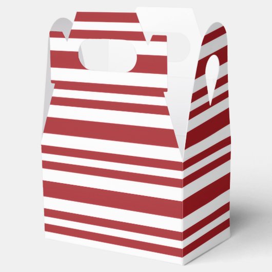 Christmas Candy Cane Stripes Bedankdoosjes (Geopend)