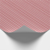 Christmas Candy Cane Stripes Cadeaupapier (Hoek)