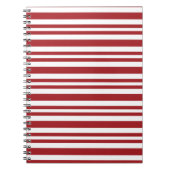 Christmas Candy Cane Stripes Notitieboek (Voorkant)