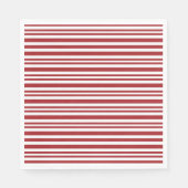 Christmas Candy Cane Stripes Servet (Voorkant)
