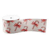 Christmas Candy Canes Grosgrain Lint (Spoel)