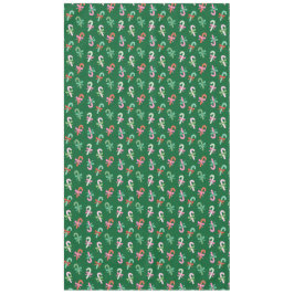 Christmas Candy Canes with Bows - Green Tafelkleed