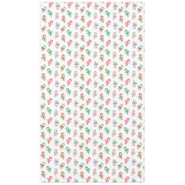 Christmas Candy Canes with Bows - Green & White Tafelkleed