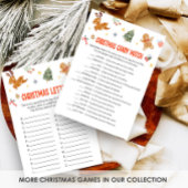 Christmas Candy Match Game Feestdagenkaart