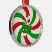 Christmas candy metalen ornament (Rechts)