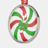 Christmas candy metalen ornament (Links)