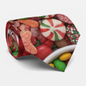 Christmas Candy Neck Tie Stropdas (Opgerold)