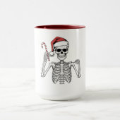 Christmas  Candy Skeleton Mok (Midden)