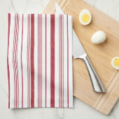 Christmas Candy Striped Kitchen Towels Theedoek (Quarter Fold)
