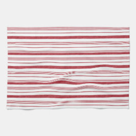 Christmas Candy Striped Kitchen Towels Theedoek