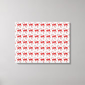 CHRISTMAS CANDYCANE CANVAS AFDRUK (Voorkant)