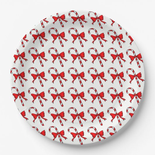 CHRISTMAS CANDYCANE PAPIEREN BORDJE (Voorkant)