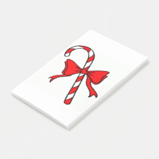 CHRISTMAS CANDYCANE POST-IT® NOTES (Schuin)