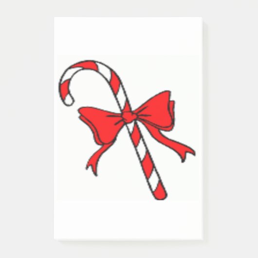 CHRISTMAS CANDYCANE POST-IT® NOTES (Voorkant)