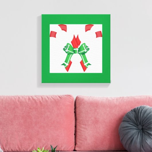CHRISTMAS CANDYCANES CANVAS AFDRUK (Insitu (Woonkamer))