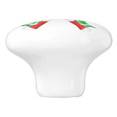 CHRISTMAS CANDYCANES KERAMISCHE KNOP (Zijkant)