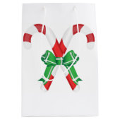 CHRISTMAS CANDYCANES MEDIUM CADEAUZAKJE (Voorkant)
