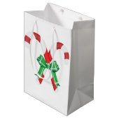CHRISTMAS CANDYCANES MEDIUM CADEAUZAKJE (Voorkant Gekanteld)
