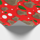 christmas capybara cadeaupapier (Hoek)