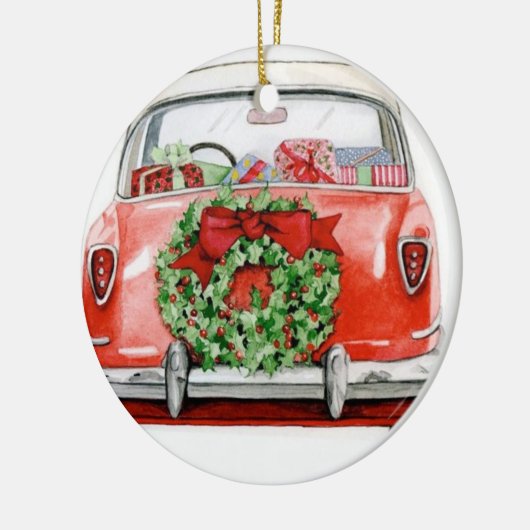 CHRISTMAS CAR TREE ORNAMENT (Links)