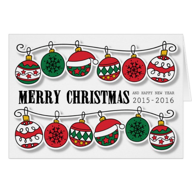 CHRISTMAS CARD (Voorkant Horizontaal)