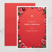 christmas card bedankkaart (Voorkant / Achterkant)