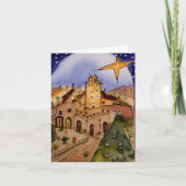 Christmas Card Best Wishes Bethlehem  Feestdagen Kaart (Voorkant)