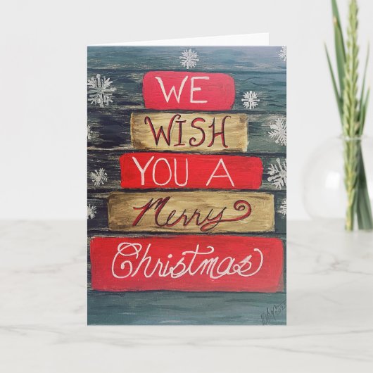 Christmas Card by DaraLyn J McColl Kaart (Voorkant)