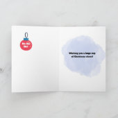 Christmas Card Cup of Cocoa with Candy Cane Feestdagen Kaart (Binnen)