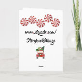 Christmas card feestdagen kaart (Achterkant)