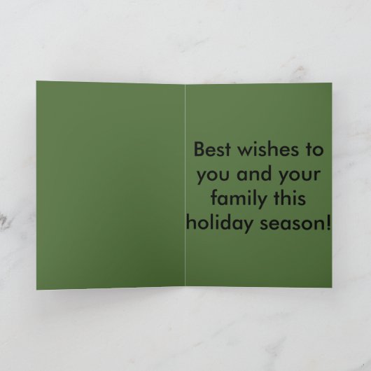 Christmas Card Feestdagen Kaart (Binnen)