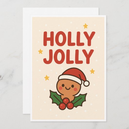 Christmas card feestdagenkaart (Voorkant / Achterkant)