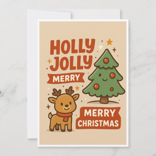 Christmas card feestdagenkaart (Voorkant)