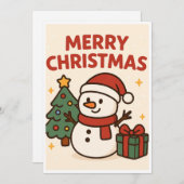 Christmas card feestdagenkaart (Voorkant / Achterkant)